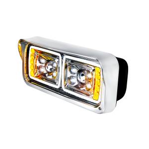 UNITED PACIFIC - UNITED PACIFIC - 35823 - FARO DE PROYECCIÓN "CROMADO" DE 10 LED DE ALTA POTENCIA CON SEÑAL DE GIRO LED Y BARRA DE LUCES DE POSICIÓN - CONDUCTOR - Image 3