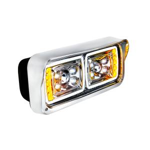 UNITED PACIFIC - UNITED PACIFIC - 35824 - FARO DE PROYECCIÓN "CROMADO" DE 10 LED DE ALTA POTENCIA CON SEÑAL DE GIRO LED Y BARRA DE LUCES DE POSICIÓN - PASAJERO - Image 3