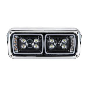 UNITED PACIFIC - UNITED PACIFIC - 35825 - FARO DE PROYECCIÓN "BLACKOUT" DE 10 LED DE ALTA POTENCIA CON SEÑAL DE GIRO LED Y BARRA DE LUCES DE POSICIÓN - CONDUCTOR - Image 2