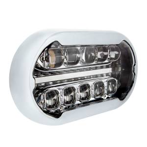 UNITED PACIFIC - UNITED PACIFIC - 35827 - ULTRALIT PLUS R - MÓDULO DE FARO PROYECTOR FULL LED CON BISEL CROMADO, CARCASA INTERIOR CROMADA - Image 4