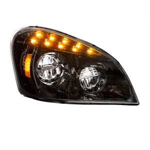 UNITED PACIFIC - 35834 - FARO LED NEGRO PARA FREIGHTLINER CASCADIA 2008-2017 - PASAJERO
