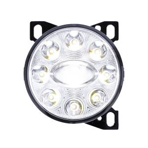 UNITED PACIFIC - 35855 - LUZ ANTINIEBLA DE PROYECTOR DE 9 LED CON LUCES DE POSICIÓN LED PARA PETERBILT 579/587 Y KENWORTH T660 - CROMADO