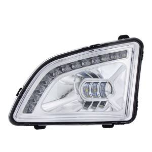 UNITED PACIFIC - UNITED PACIFIC - 35857 - LUZ ANTINIEBLA PROYECTOR CROMADA DE 18 LED CON LUZ DE POSICIÓN PARA VOLVO VNL 2018-2024 - CONDUCTOR/IZQUIERDO - Image 2