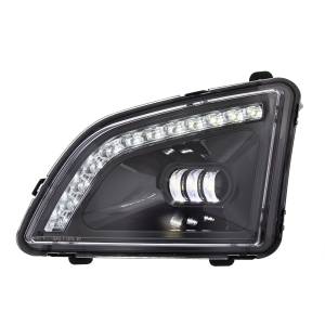 UNITED PACIFIC - 35859 - LUZ ANTINIEBLA NEGRA DE 18 LED CON LUZ DE POSICIÓN PARA VOLVO VNL 2018-2024 - CONDUCTOR/IZQUIERDO