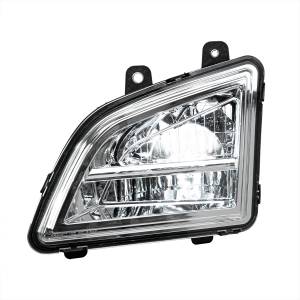 UNITED PACIFIC - UNITED PACIFIC - 35861 - LUZ ANTINIEBLA Y CONDUCCIÓN LED CROMADA PARA VOLVO VNL 2018-2024 - CONDUCTOR - SERIE DE COMPETENCIA - Image 3