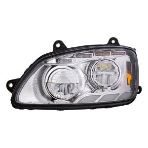 UNITED PACIFIC - UNITED PACIFIC - 35879 - FARO LED CROMADO CON SEÑAL DE GIRO SECUENCIAL Y BARRAS DE LUCES DE POSICIÓN PARA KENWORTH T660 2008-17 - CONDUCTOR - Image 3