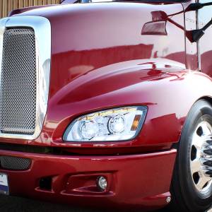 UNITED PACIFIC - UNITED PACIFIC - 35879 - FARO LED CROMADO CON SEÑAL DE GIRO SECUENCIAL Y BARRAS DE LUCES DE POSICIÓN PARA KENWORTH T660 2008-17 - CONDUCTOR - Image 7