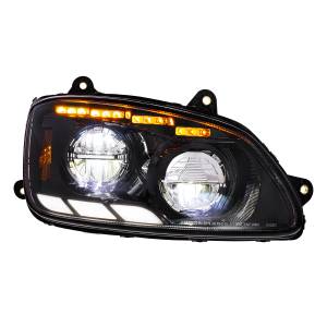 UNITED PACIFIC - UNITED PACIFIC - 35882 - FARO LED NEGRO CON SEÑAL DE GIRO SECUENCIAL Y BARRAS DE LUCES DE POSICIÓN PARA KENWORTH T660 2008-17 - PASAJERO - Image 4