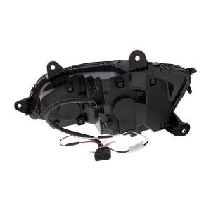 UNITED PACIFIC - UNITED PACIFIC - 35882 - FARO LED NEGRO CON SEÑAL DE GIRO SECUENCIAL Y BARRAS DE LUCES DE POSICIÓN PARA KENWORTH T660 2008-17 - PASAJERO - Image 5