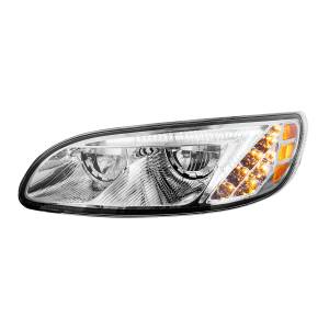 UNITED PACIFIC - 35883 - FARO LED CROMADO PARA PETERBILT 386 (2005-2015) Y 387 (1999-2010) - CONDUCTOR