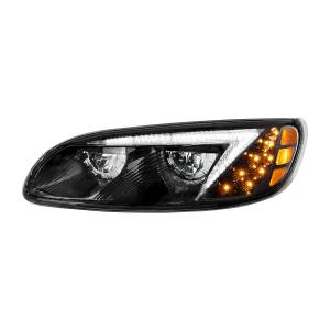 UNITED PACIFIC - 35885 - FARO LED NEGRO PARA PETERBILT 386 (2005-2015) Y 387 (1999-2010) - CONDUCTOR