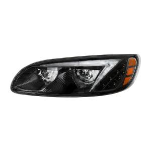 UNITED PACIFIC - UNITED PACIFIC - 35885 - FARO LED NEGRO PARA PETERBILT 386 (2005-2015) Y 387 (1999-2010) - CONDUCTOR - Image 2