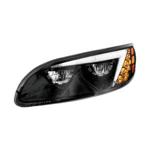 UNITED PACIFIC - UNITED PACIFIC - 35885 - FARO LED NEGRO PARA PETERBILT 386 (2005-2015) Y 387 (1999-2010) - CONDUCTOR - Image 3