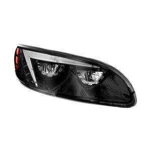 UNITED PACIFIC - UNITED PACIFIC - 35886 - FARO LED NEGRO PARA PETERBILT 386 (2005-2015) Y 387 (1999-2010) - PASAJERO - Image 4