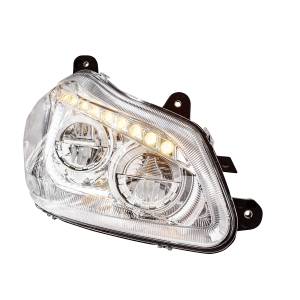 UNITED PACIFIC - UNITED PACIFIC - 35890 - FARO CROMADO DE 45 LED DE ALTA POTENCIA CON SEÑAL DE GIRO SECUENCIAL PARA KENWORTH T680-PASSENGER 2013-2021 - Image 3