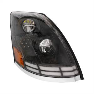 UNITED PACIFIC - UNITED PACIFIC - 35896 - FARO LED NEGRO CON BARRAS DE LUCES LED DE DOBLE COLOR PARA VOLVO VN/VNL 2003-2017 - PASAJERO - Image 2