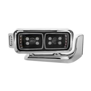 UNITED PACIFIC - UNITED PACIFIC - 35900 - CONJUNTO DE FAROS DE PROYECCIÓN "BLACKOUT" DE 10 LED DE ALTA POTENCIA CON BRAZO DE MONTAJE Y POD LATERAL DE SEÑAL DE GIRO - LADO DEL PASAJERO - Image 2