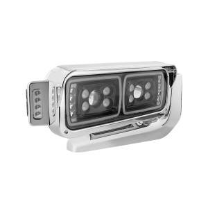 UNITED PACIFIC - UNITED PACIFIC - 35900 - CONJUNTO DE FAROS DE PROYECCIÓN "BLACKOUT" DE 10 LED DE ALTA POTENCIA CON BRAZO DE MONTAJE Y POD LATERAL DE SEÑAL DE GIRO - LADO DEL PASAJERO - Image 4