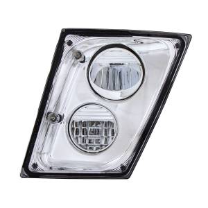 UNITED PACIFIC - UNITED PACIFIC - 35905 - 2 LUZ DE CONDUCCIÓN Y LUZ ANTINIEBLA LED CROMADAS DE ALTA POTENCIA PARA VOLVO VNL 2003-2017 - CONDUCTOR/IZQUIERDO - Image 2