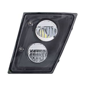 UNITED PACIFIC - UNITED PACIFIC - 35907 - 2 LUZ DE CONDUCCIÓN NEGRA LED DE ALTA POTENCIA Y LUZ ANTINIEBLA PARA VOLVO VNL 2003-2017 - CONDUCTOR/IZQUIERDO - Image 2