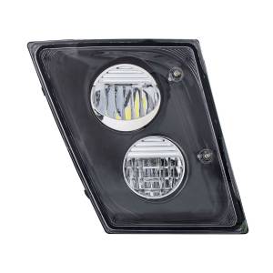 UNITED PACIFIC - UNITED PACIFIC - 35908 - 2 LUZ DE CONDUCCIÓN NEGRA LED DE ALTA POTENCIA Y LUZ ANTINIEBLA PARA VOLVO VNL 2003-2017 - PASAJERO/DERECHO - Image 2