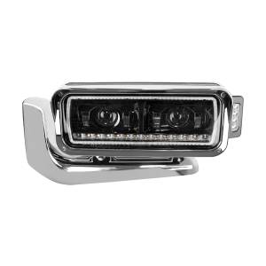 UNITED PACIFIC - UNITED PACIFIC - 35913 - CONJUNTO DE FARO DE PROYECCIÓN NEGRO LED DE ALTA POTENCIA CON BRAZO DE MONTAJE Y SEÑAL DE GIRO - CONDUCTOR - Image 2