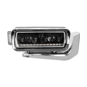UNITED PACIFIC - UNITED PACIFIC - 35914 - CONJUNTO DE FARO DE PROYECCIÓN NEGRO LED DE ALTA POTENCIA CON BRAZO DE MONTAJE Y SEÑAL DE GIRO - PASAJERO - Image 2