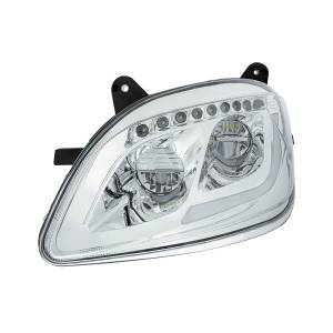 UNITED PACIFIC - UNITED PACIFIC - 35915 - FARO LED CROMADO CON INTERMITENTE LED SECUENCIAL PARA PETERBILT 579 (2012-21) Y 587 (2010-16) - CONDUCTOR - Image 4