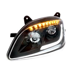 UNITED PACIFIC - UNITED PACIFIC - 35917 - FARO LED NEGRO CON INTERMITENTE LED SECUENCIAL PARA PETERBILT 579 (2012-21) Y 587 (2010-16) - CONDUCTOR - Image 3