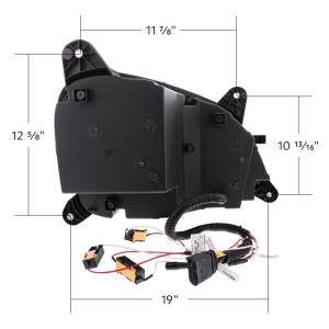 UNITED PACIFIC - UNITED PACIFIC - 35917 - FARO LED NEGRO CON INTERMITENTE LED SECUENCIAL PARA PETERBILT 579 (2012-21) Y 587 (2010-16) - CONDUCTOR - Image 8