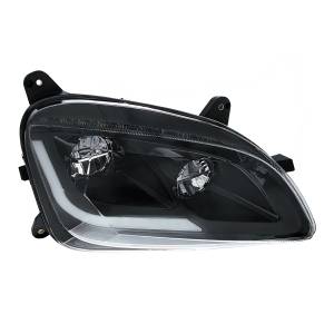 UNITED PACIFIC - UNITED PACIFIC - 35918 - FARO LED NEGRO CON INTERMITENTE LED SECUENCIAL PARA PETERBILT 579 (2012-21) Y 587 (2010-16) - PASAJERO - Image 2