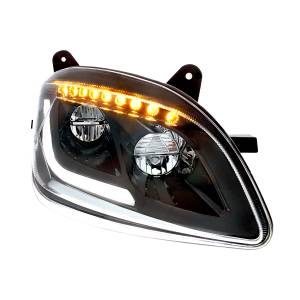 UNITED PACIFIC - UNITED PACIFIC - 35918 - FARO LED NEGRO CON INTERMITENTE LED SECUENCIAL PARA PETERBILT 579 (2012-21) Y 587 (2010-16) - PASAJERO - Image 3