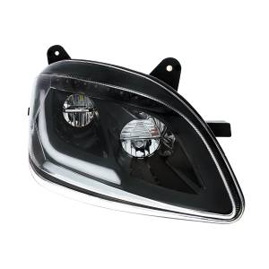 UNITED PACIFIC - UNITED PACIFIC - 35918 - FARO LED NEGRO CON INTERMITENTE LED SECUENCIAL PARA PETERBILT 579 (2012-21) Y 587 (2010-16) - PASAJERO - Image 4