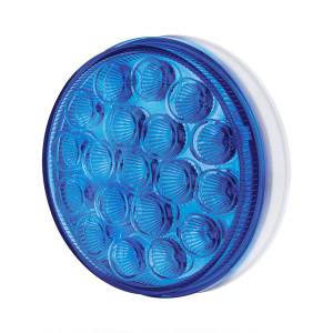 UNITED PACIFIC - UNITED PACIFIC - 35947 - LUZ FURY DOBLE REDONDA DE 19 LED DE 4" (PARADA Y GIRO) - LED ROJO Y AZUL/LENTE TRANSPARENTE - Image 7