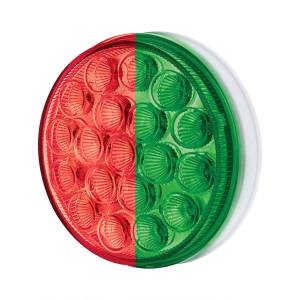 UNITED PACIFIC - UNITED PACIFIC - 35948 - LUZ FURY DOBLE REDONDA DE 19 LED DE 4" (PARADA Y GIRO) - LED ROJO Y VERDE/LENTE TRANSPARENTE - Image 5