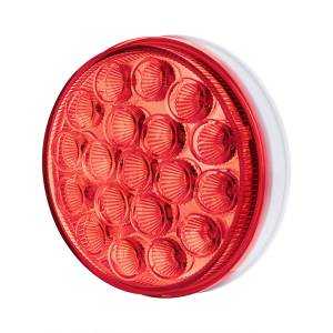 UNITED PACIFIC - UNITED PACIFIC - 35948 - LUZ FURY DOBLE REDONDA DE 19 LED DE 4" (PARADA Y GIRO) - LED ROJO Y VERDE/LENTE TRANSPARENTE - Image 6