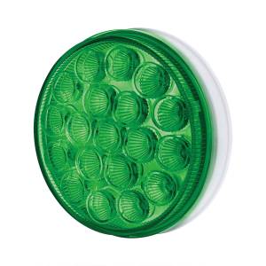 UNITED PACIFIC - UNITED PACIFIC - 35948 - LUZ FURY DOBLE REDONDA DE 19 LED DE 4" (PARADA Y GIRO) - LED ROJO Y VERDE/LENTE TRANSPARENTE - Image 7