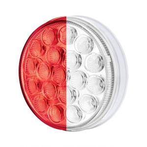UNITED PACIFIC - UNITED PACIFIC - 35950 - LUZ FURY DOBLE REDONDA DE 19 LED DE 4" (PARADA Y GIRO) - LED ROJO Y BLANCO/LENTE TRANSPARENTE - Image 5
