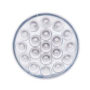 UNITED PACIFIC - UNITED PACIFIC - 35954 - LUZ FURY DOBLE REDONDA DE 19 LED DE 4" (SEÑAL DE GIRO) - LED ÁMBAR Y BLANCO/LENTE TRANSPARENTE - Image 4