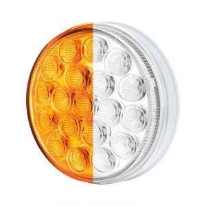 UNITED PACIFIC - UNITED PACIFIC - 35954 - LUZ FURY DOBLE REDONDA DE 19 LED DE 4" (SEÑAL DE GIRO) - LED ÁMBAR Y BLANCO/LENTE TRANSPARENTE - Image 5