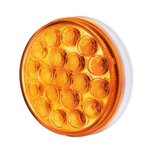UNITED PACIFIC - UNITED PACIFIC - 35954 - LUZ FURY DOBLE REDONDA DE 19 LED DE 4" (SEÑAL DE GIRO) - LED ÁMBAR Y BLANCO/LENTE TRANSPARENTE - Image 6