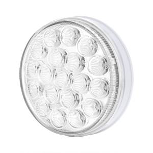 UNITED PACIFIC - UNITED PACIFIC - 35954 - LUZ FURY DOBLE REDONDA DE 19 LED DE 4" (SEÑAL DE GIRO) - LED ÁMBAR Y BLANCO/LENTE TRANSPARENTE - Image 7