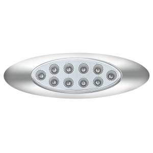UNITED PACIFIC - UNITED PACIFIC - 35955 - LUZ FURY DOBLE OVALADA DE 10 LED CON LENTE TRANSPARENTE Y BISEL CROMADO (LIQUIDACIÓN/MARCADOR) - LED ÁMBAR Y AZUL/LENTE TRANSPARENTE - Image 5