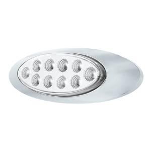 UNITED PACIFIC - UNITED PACIFIC - 35959 - LUZ FURY DOBLE OVALADA DE 10 LED CON LENTE TRANSPARENTE Y BISEL CROMADO (LIQUIDACIÓN/MARCADOR) - LED ÁMBAR Y BLANCO/LENTE TRANSPARENTE - Image 8