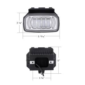 UNITED PACIFIC - UNITED PACIFIC - 35983 - LUZ ANTINIEBLA DE PROYECTOR DE 12 LED PARA 2018-2024 INTERNATIONAL LT - Image 9