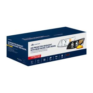 UNITED PACIFIC - UNITED PACIFIC - 35989 - FARO PROYECTOR LED CROMADO CON INTERMITENTE ORIENTADO HACIA ATRÁS PARA INTERNATIONAL DURASTAR 2002-2018 - CONDUCTOR - Image 7