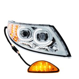 UNITED PACIFIC - UNITED PACIFIC - 35990 - FARO PROYECTOR LED CROMADO CON INTERMITENTE ORIENTADO HACIA ATRÁS PARA INTERNATIONAL DURASTAR 2002-2018 - PASAJERO - Image 3