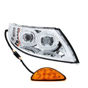 UNITED PACIFIC - UNITED PACIFIC - 35990 - FARO PROYECTOR LED CROMADO CON INTERMITENTE ORIENTADO HACIA ATRÁS PARA INTERNATIONAL DURASTAR 2002-2018 - PASAJERO - Image 4