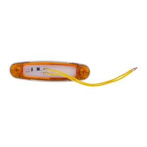 UNITED PACIFIC - UNITED PACIFIC - 35995 - LUZ VIPEREYE DE 3 LED DE ANCHO DE 5-3/4" (LIQUIDACIÓN/MARCADOR) - LED ÁMBAR/LENTE ÁMBAR - Image 5