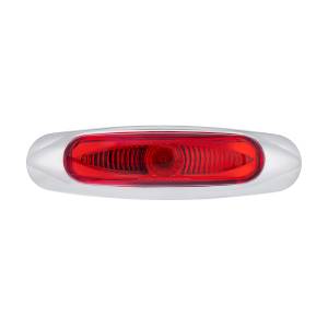 UNITED PACIFIC - 35996 - LUZ VIPEREYE DE 3 LED DE 5-3/4" DE ANCHO (LIQUIDACIÓN/MARCADOR) - LED ROJO/LENTE ROJA